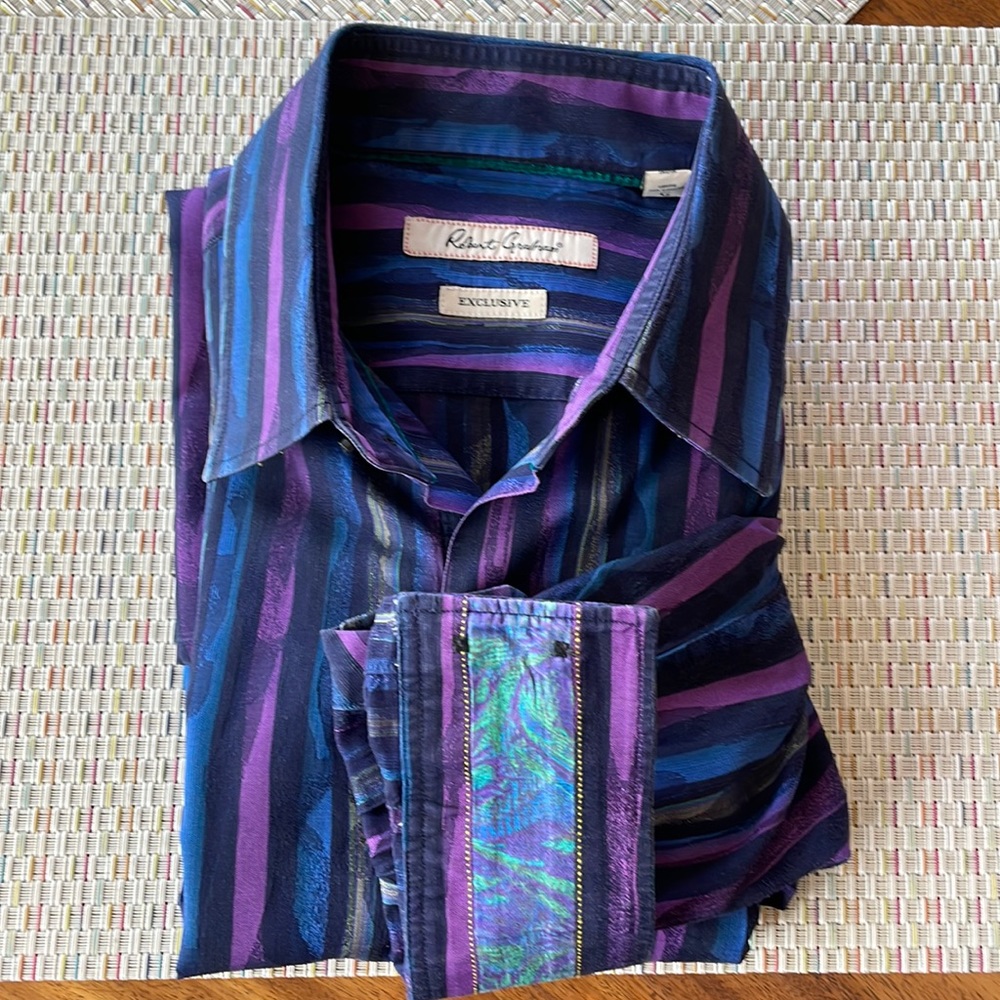 Men’s  Lg, Robert Graham long sleeve shirt.